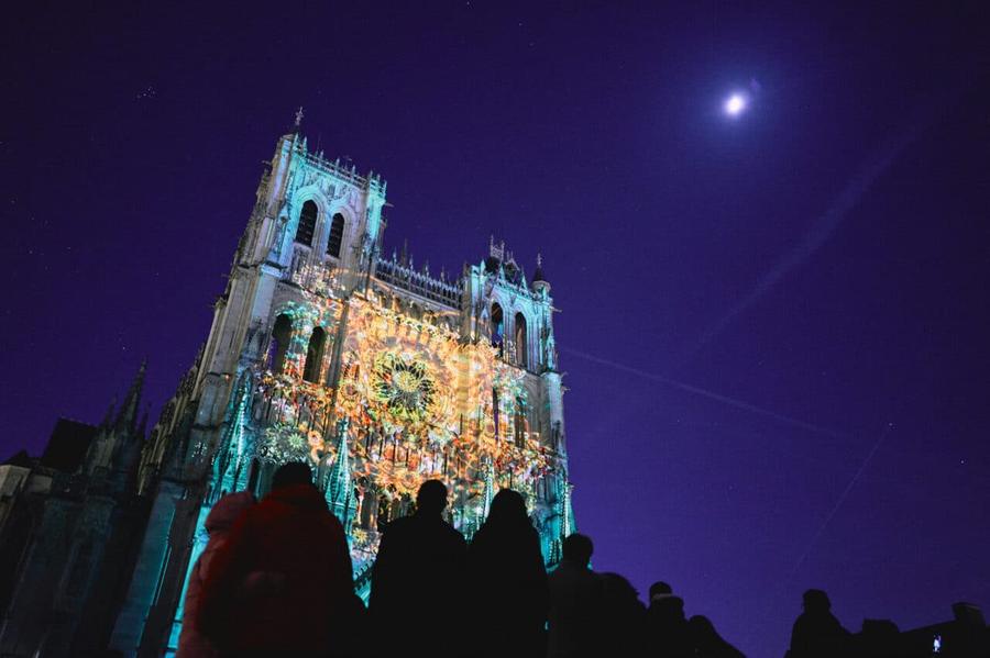Chroma, Projektions-Show in Amiens