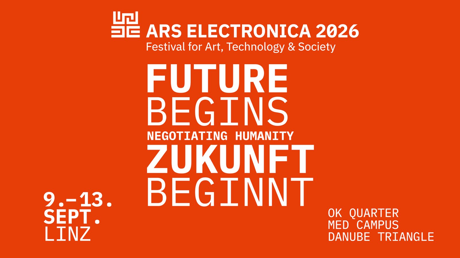Ars Electronica Festival 2026: Negotiating Humanity - Impressioni