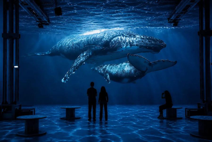 Planète Océan, Immersion vers les profondeurs, Immersive Ausstellung in Paris